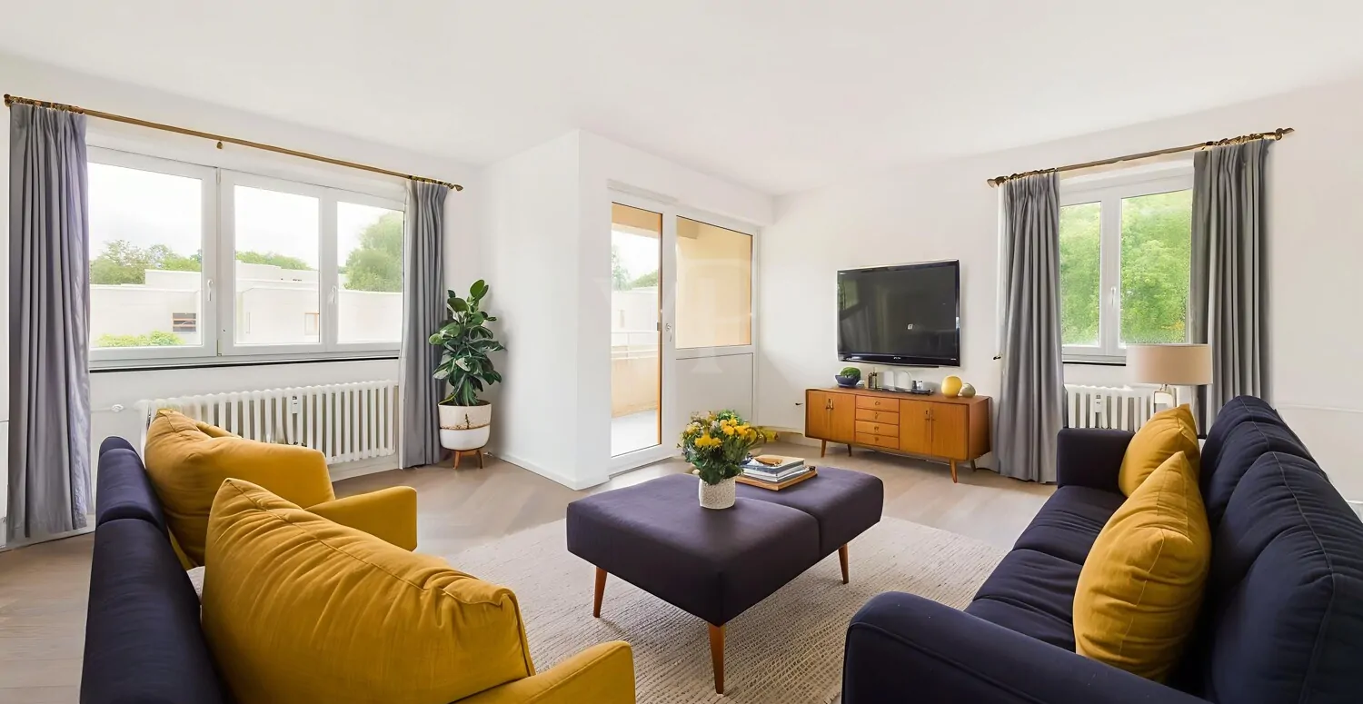 Balkonzimmer möbliert