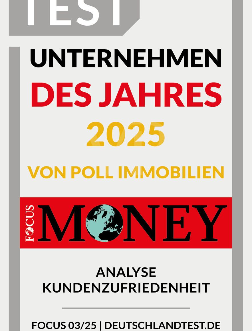 Siegel_DT_Unternehmen des Jahres_2025_VON POLL IMMOBILIEN