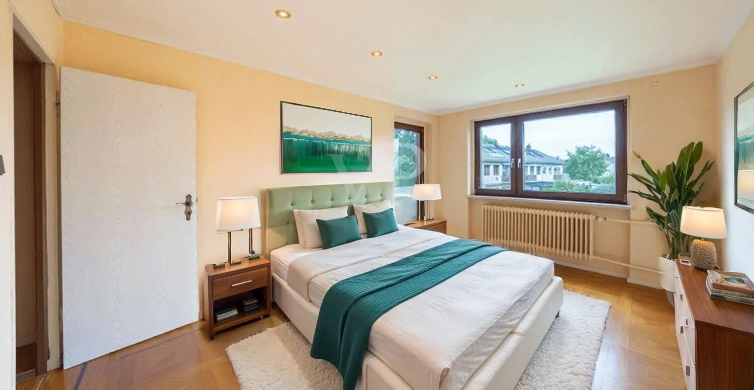 Einrichtungsbeispiel Schlafzimmer