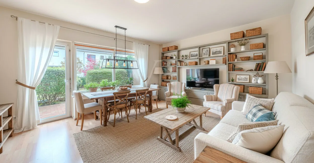 Einirchtungsbeispiel, EG Wohnzimmer