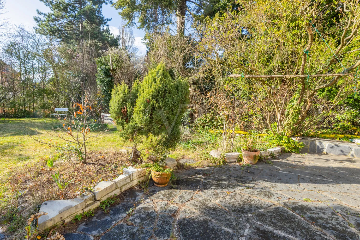 terrasse und Garten