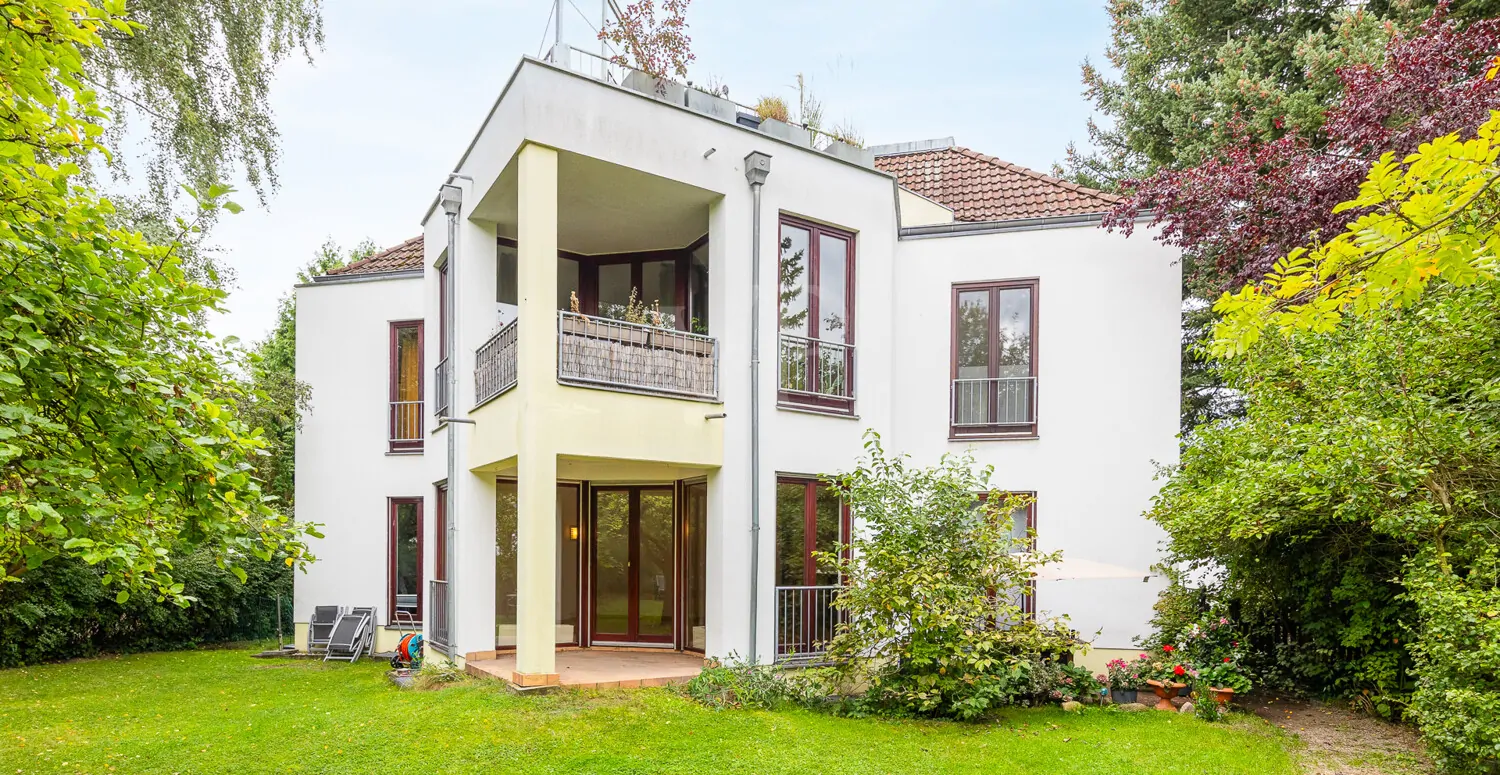 Gartenansicht vom Haus