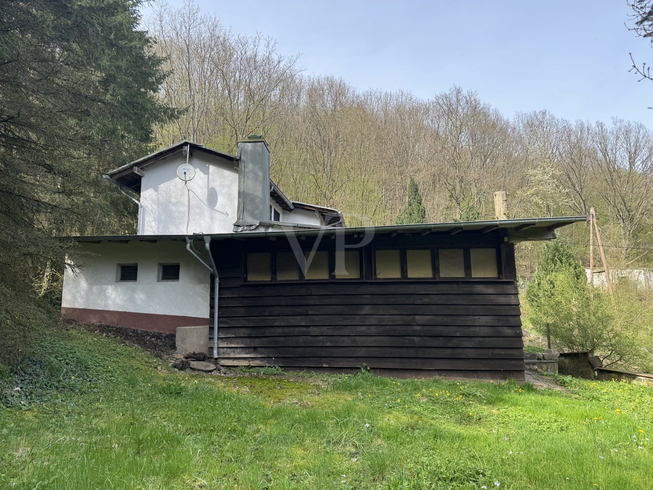 Rückseite des Hauses