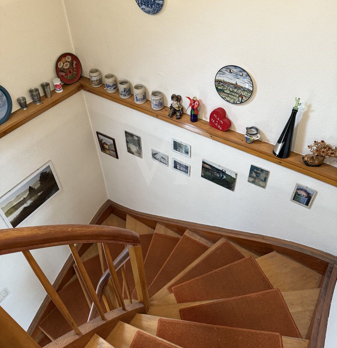 Treppen von OG zu EG