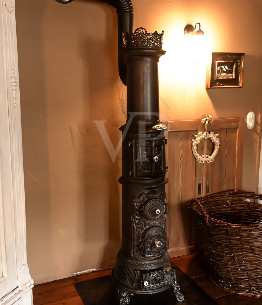 EG-Holzofen Wohnzimmer