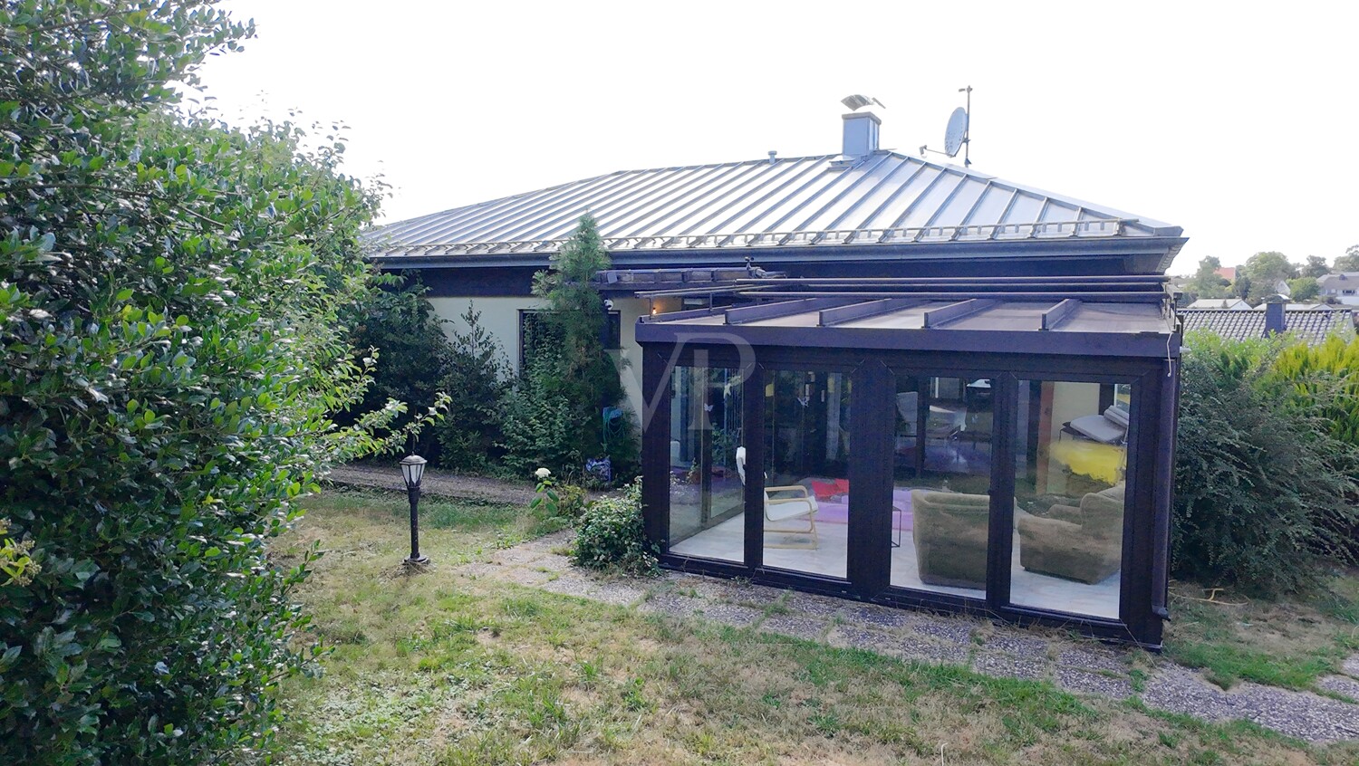 Blick auf den Wintergarten