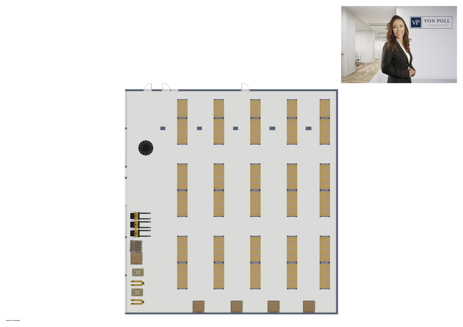 Grundriss-Halle