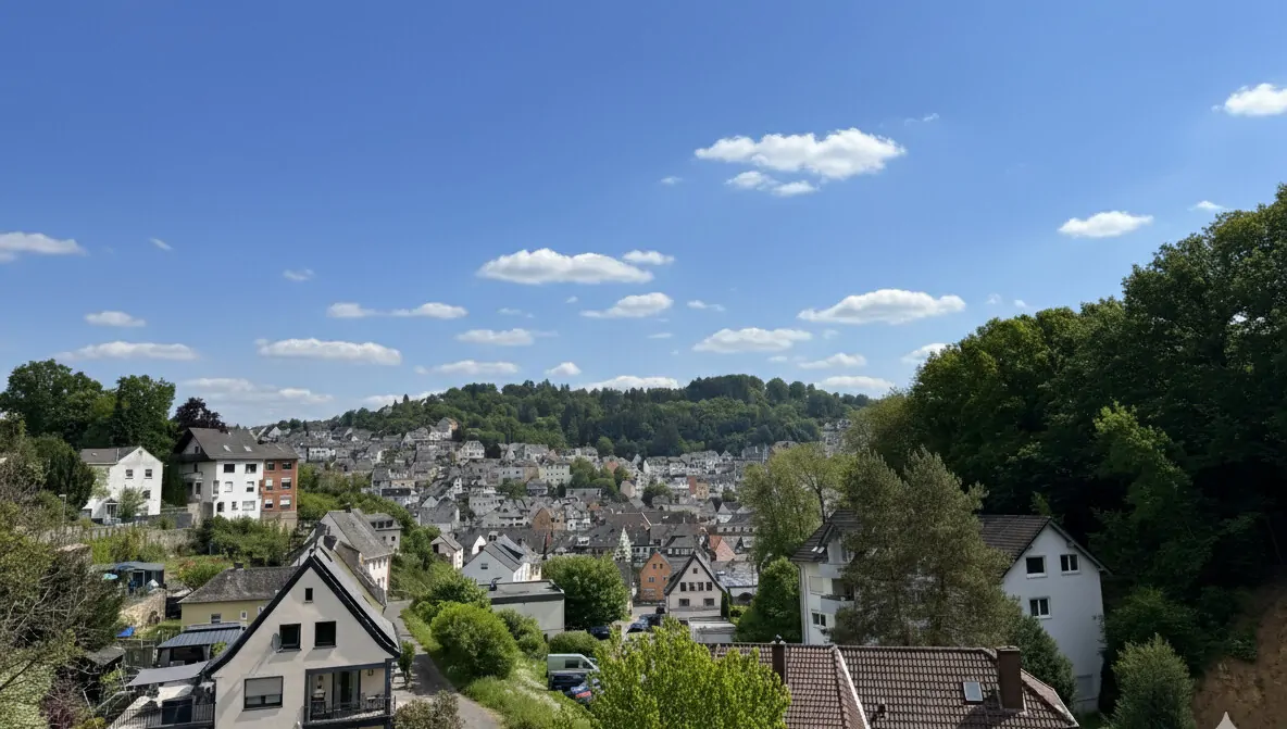 Blick von Balkon 1 nach Idar