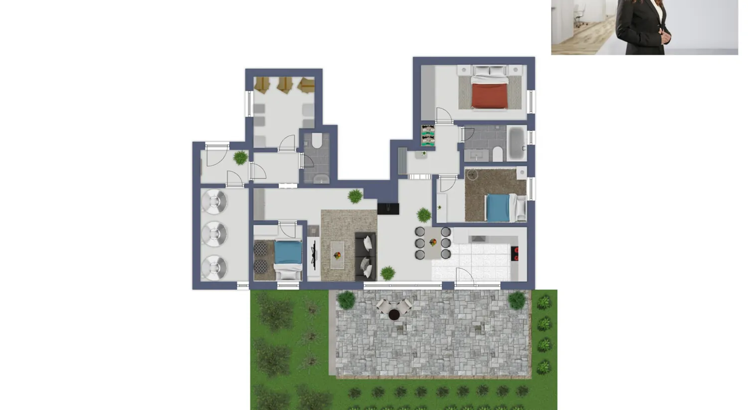 Grundriss Einliegerwohnung UG