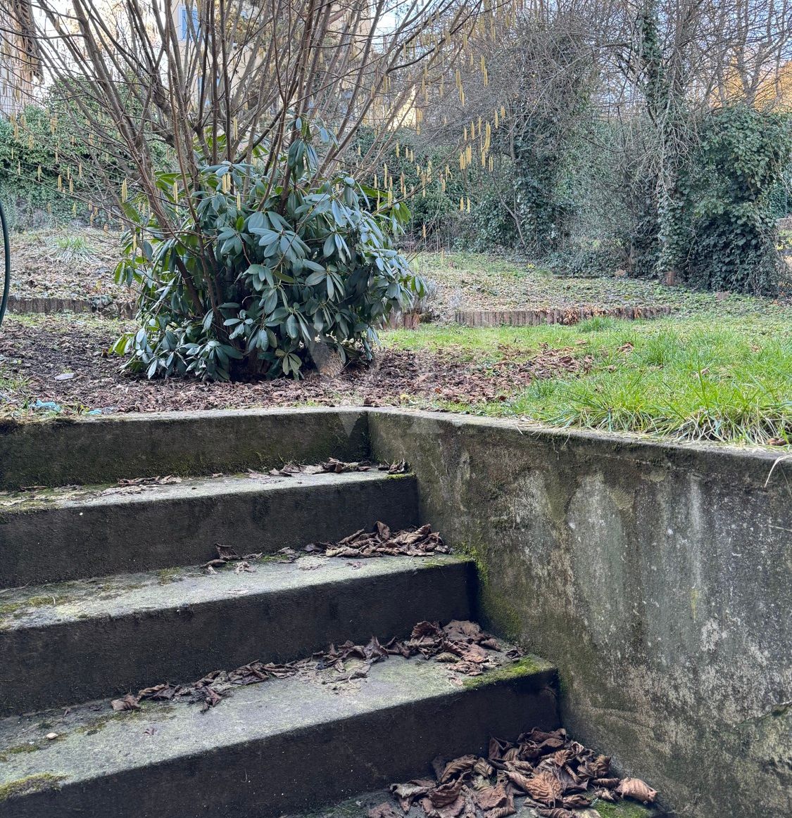 Treppe zum Garten