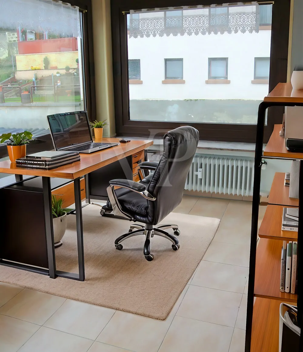 KI-Beheizter Wintergarten:Büro