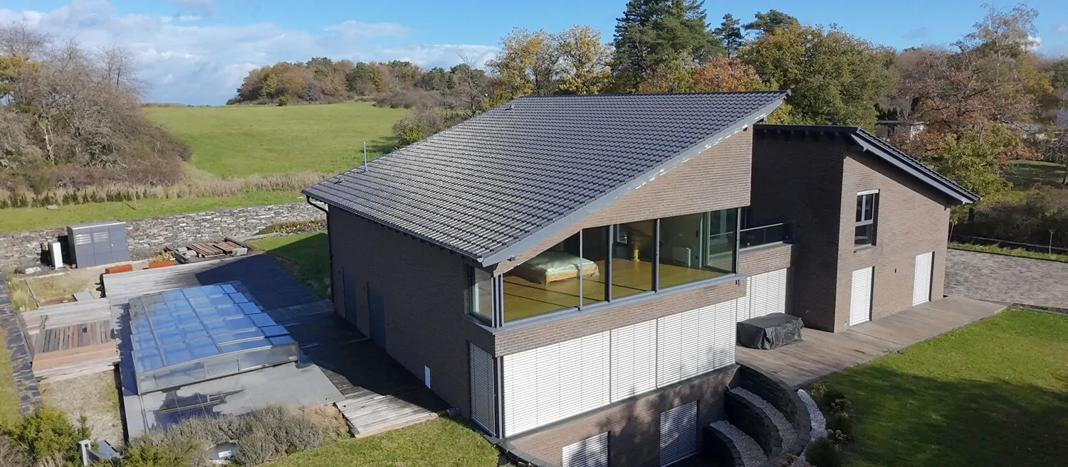 Drohnenaufnahme-Herbst