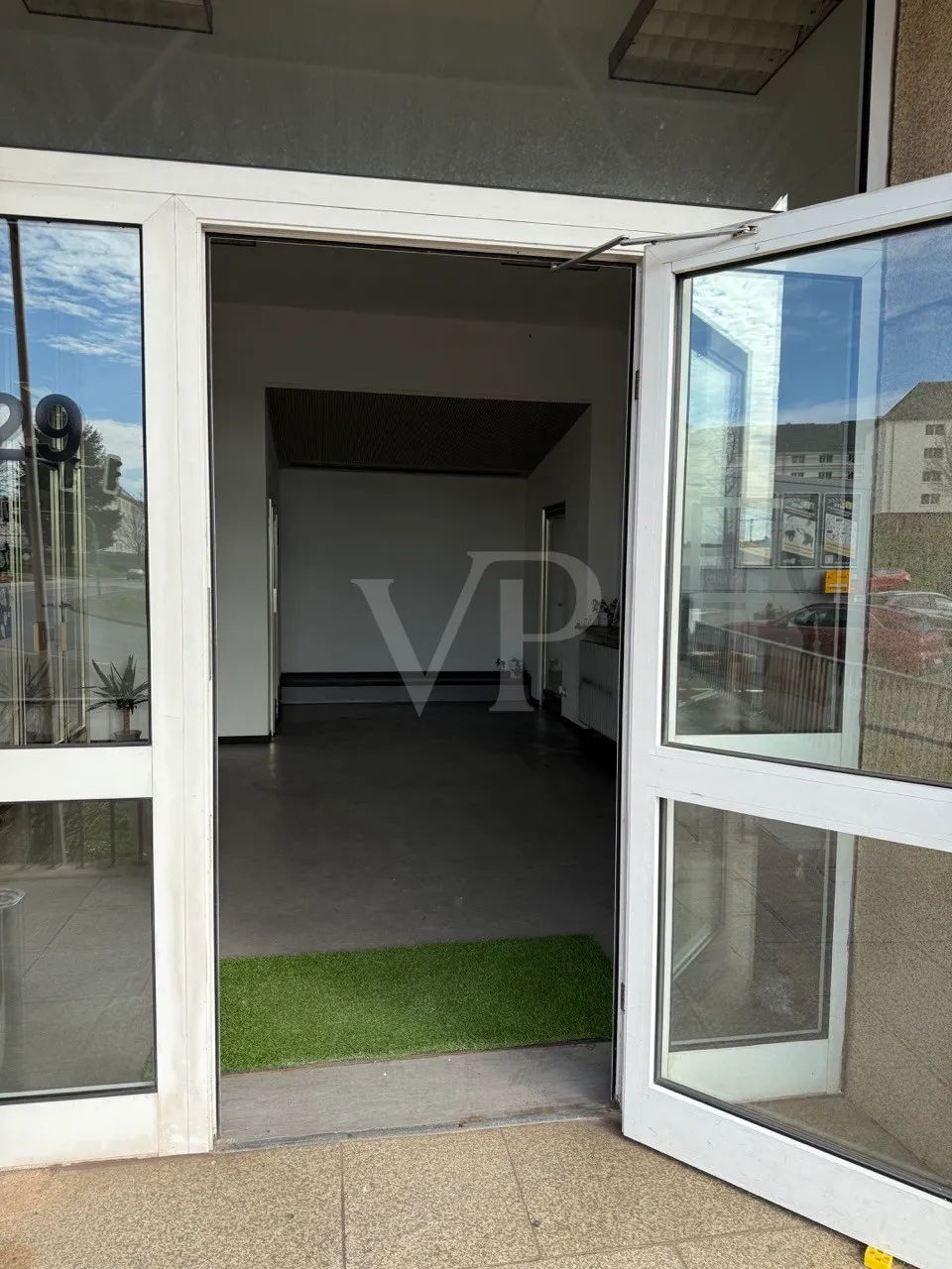 Eingang des Gebäudes