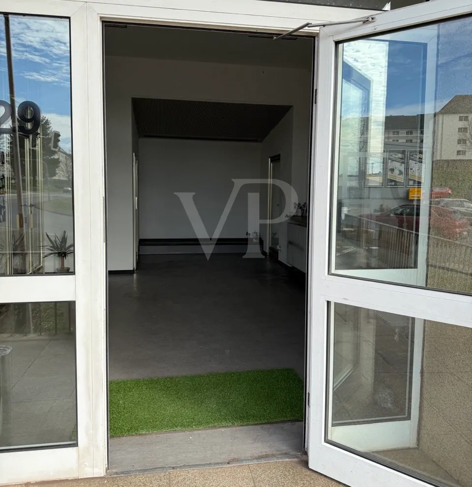 Eingang des Gebäudes