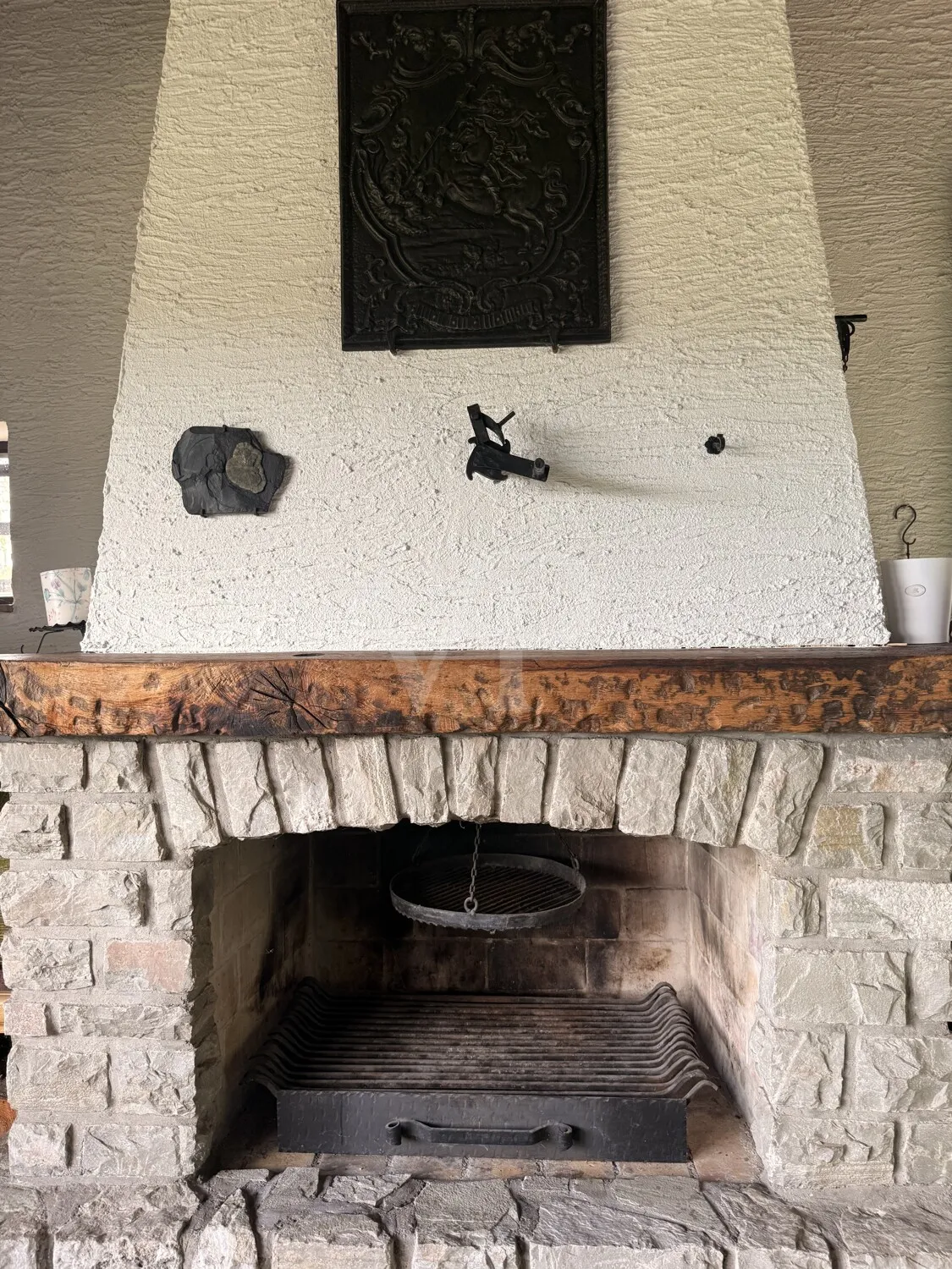 EG-Kamin in Wohn-Esszimmer