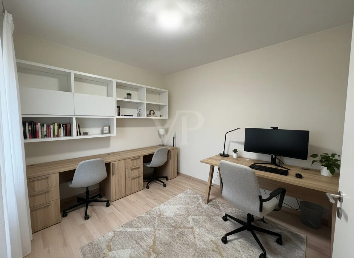 OG: Arbeitszimmer KI-Staging