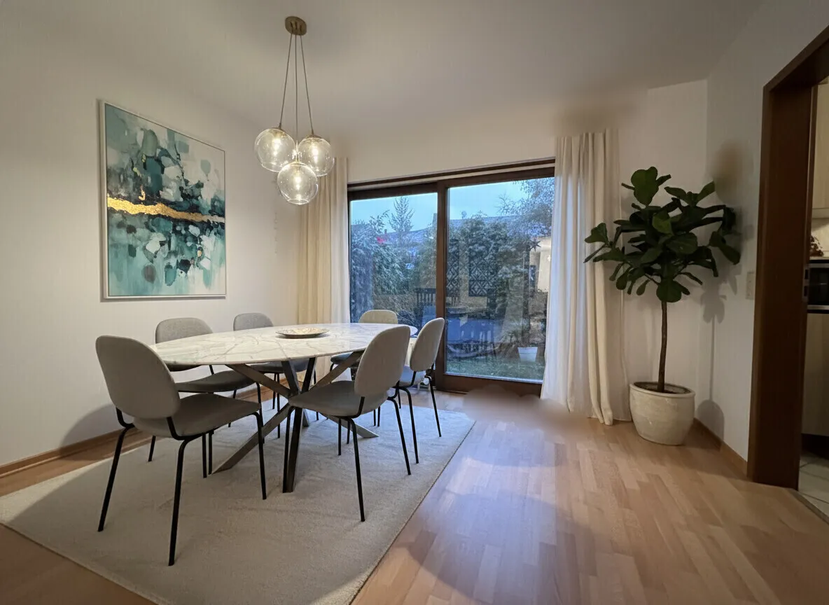 EG: Esszimmer KI-Staging