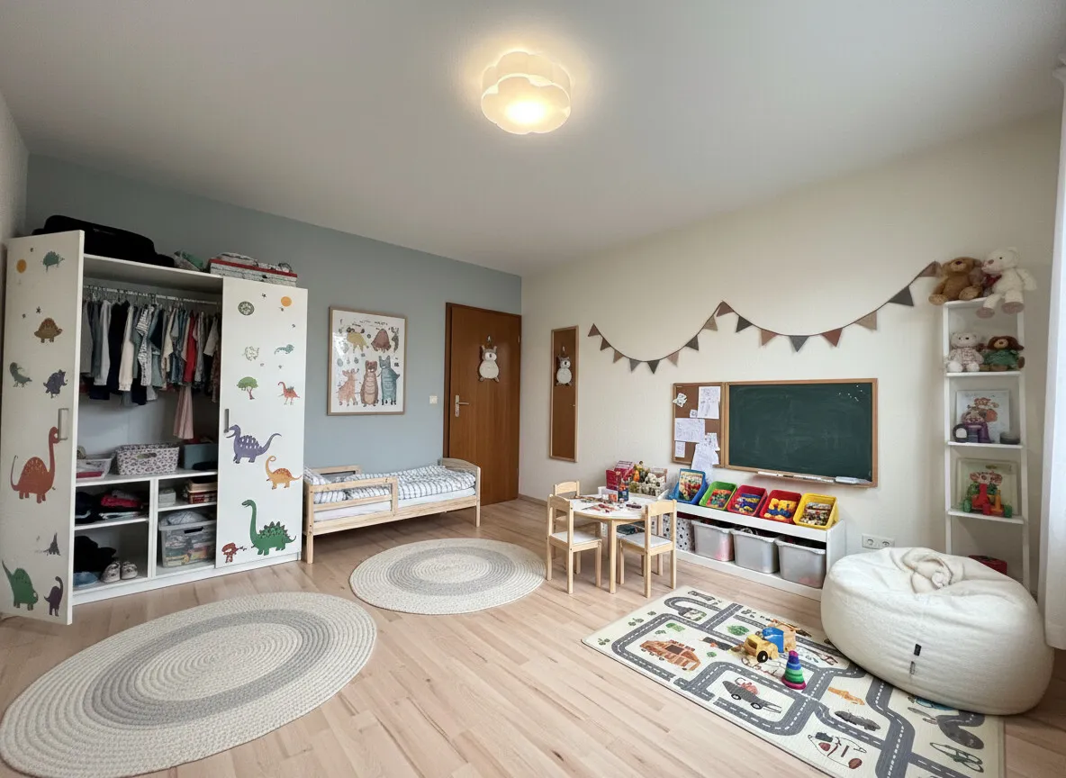 OG: Kindezimmer Nr. 2 KI-Staging