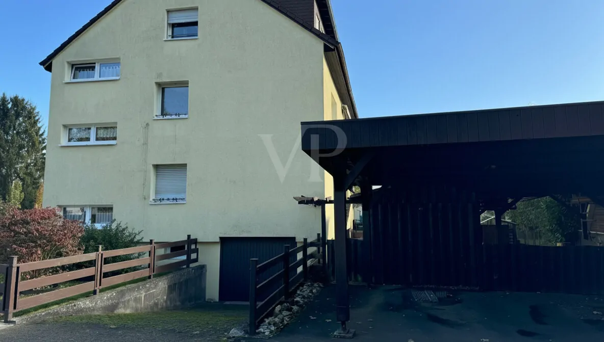 Seitenansicht Carport