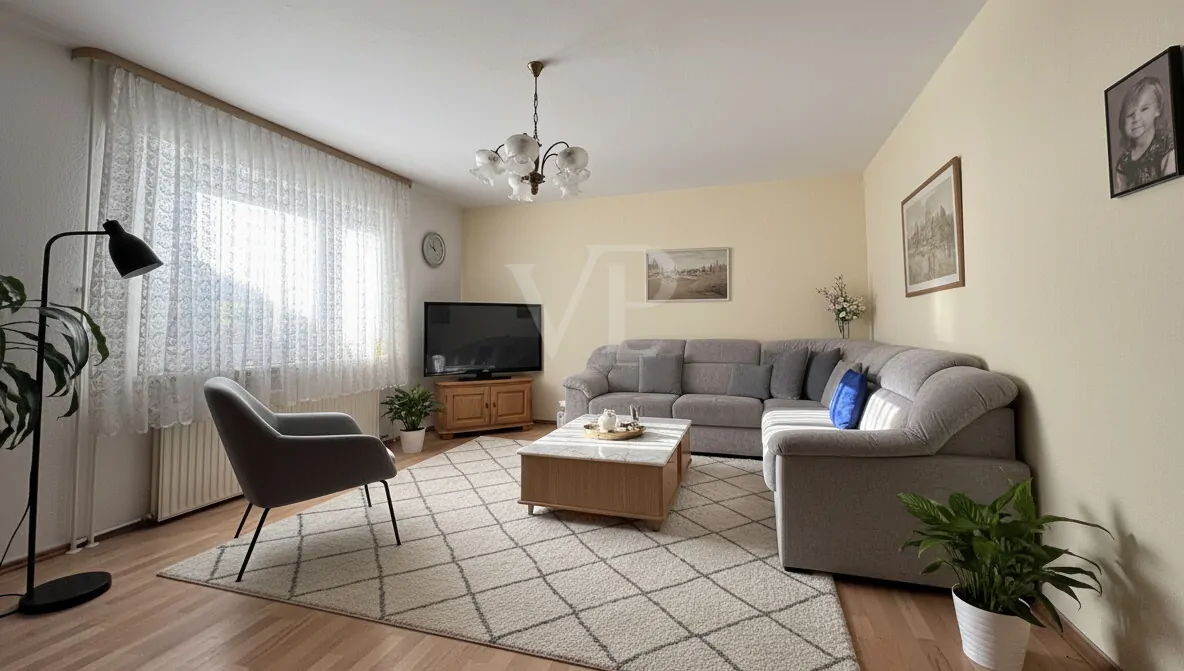 EG: Wohnzimmer KI-Staging