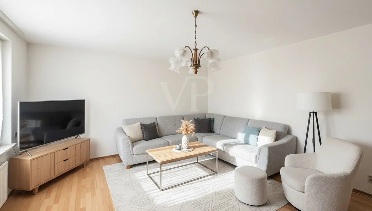 EG: Wohnzimmer KI-Staging