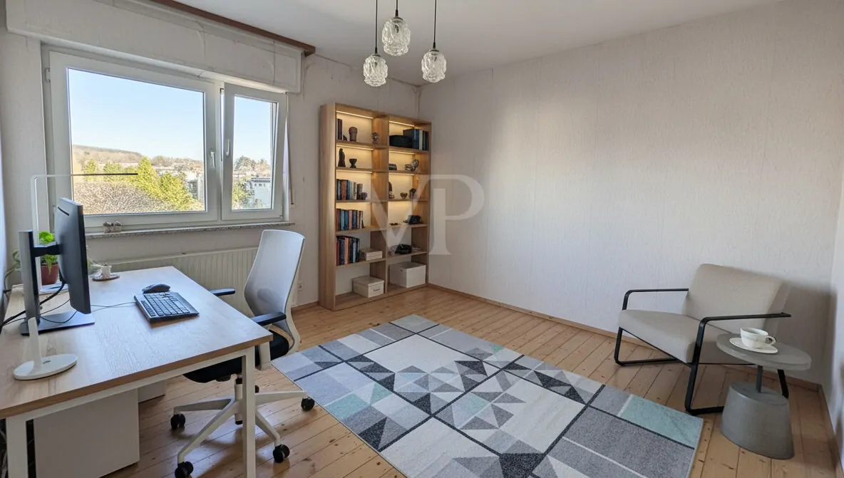 Büro-/Arbeitszimmer KI-Staging