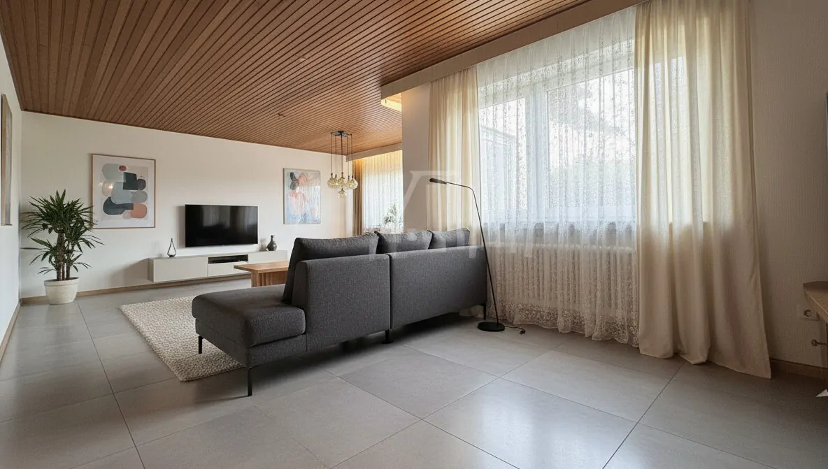 Wohnzimmer Beispiel KI-Staging