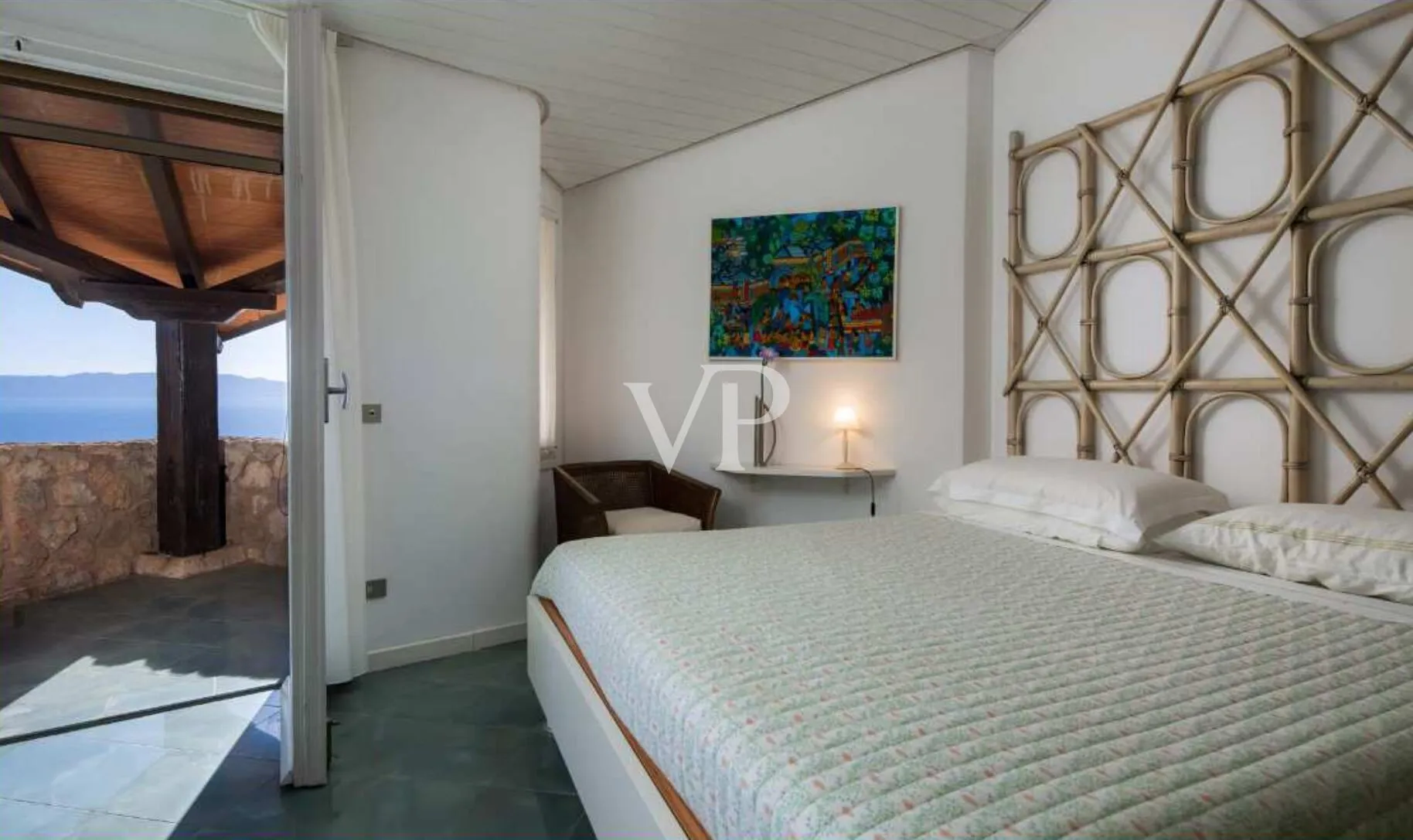 Panoramic Seafront Villa with Direct Access and Pool at Cala Piccola