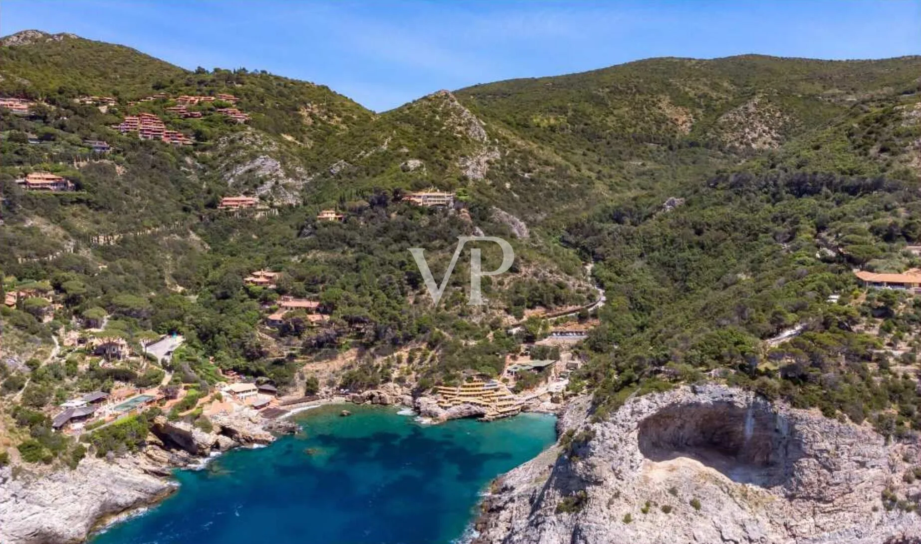 Panoramic Seafront Villa with Direct Access and Pool at Cala Piccola