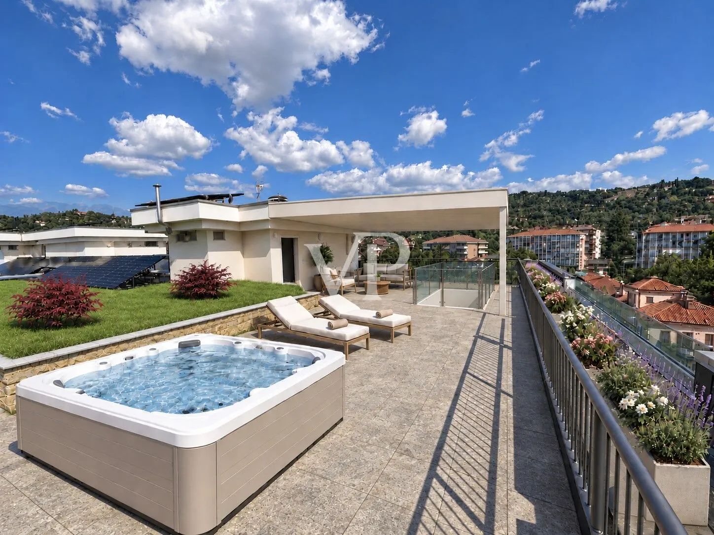 RENDER: Terrazza con Jacuzzi