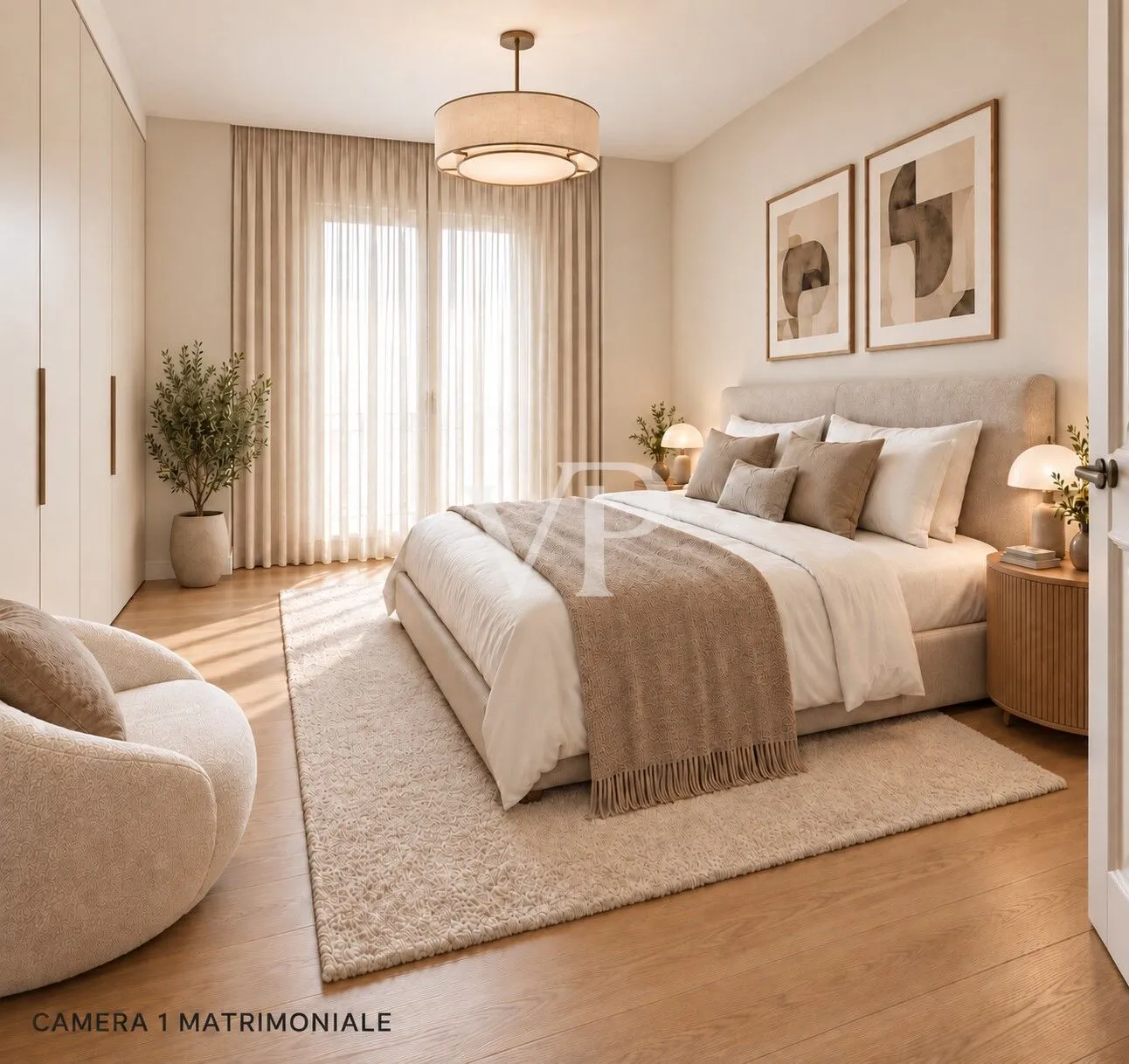 RENDER: Stanza matrimoniale