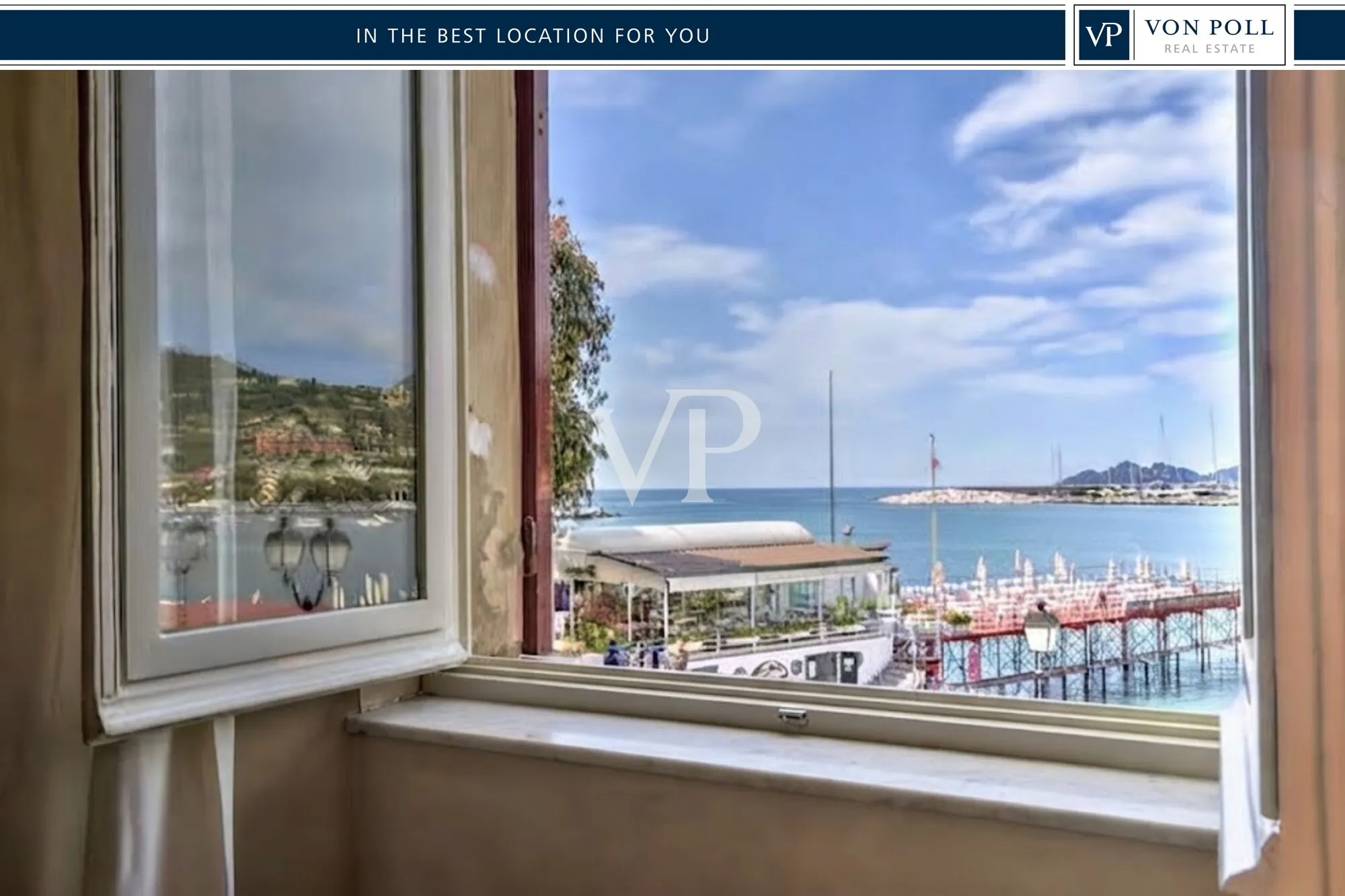 Ampio trilocale con vista mare in locazione temporanea