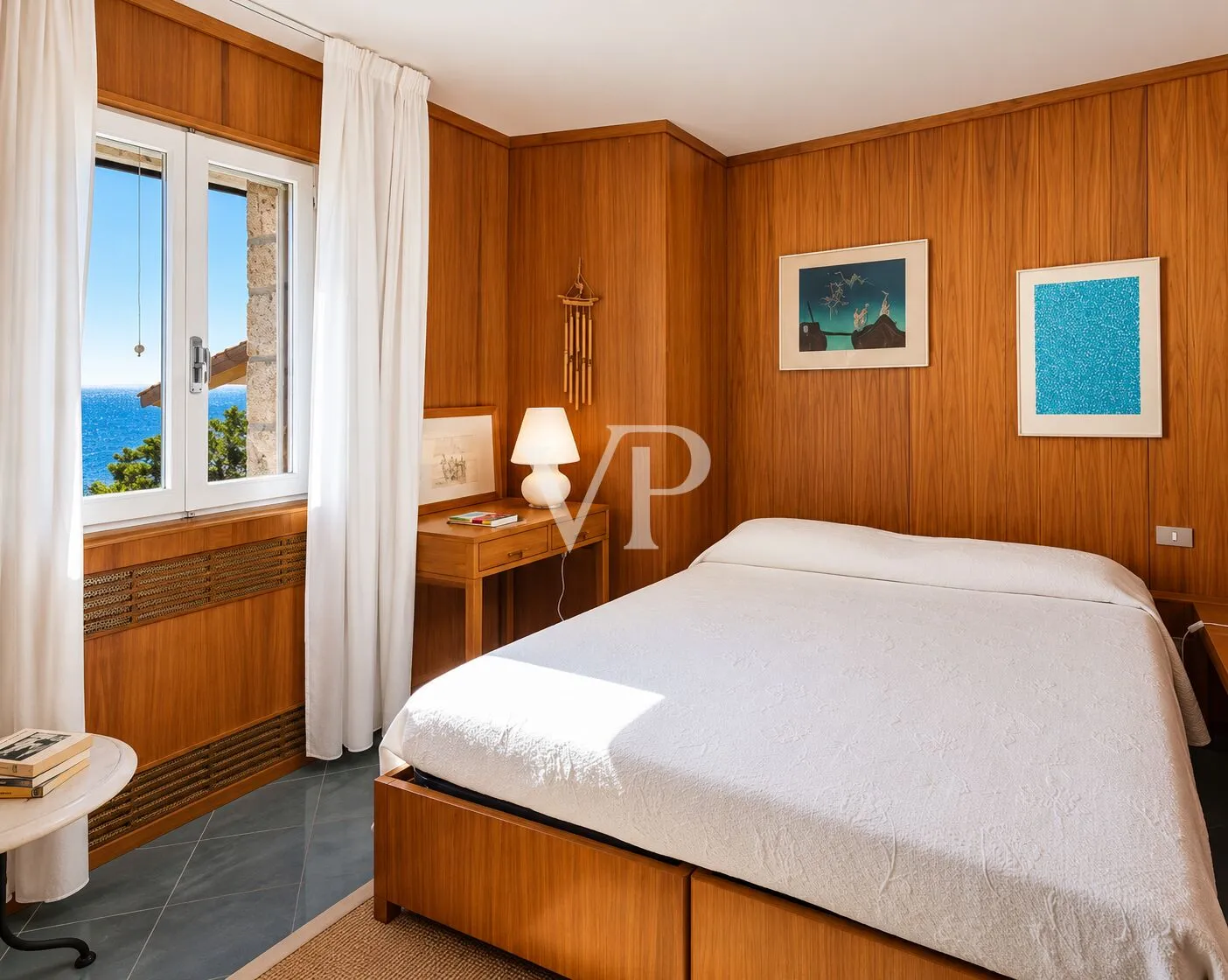 Villa mit Panoramablick auf das Meer mit direktem Zugang und Pool in Cala Piccola