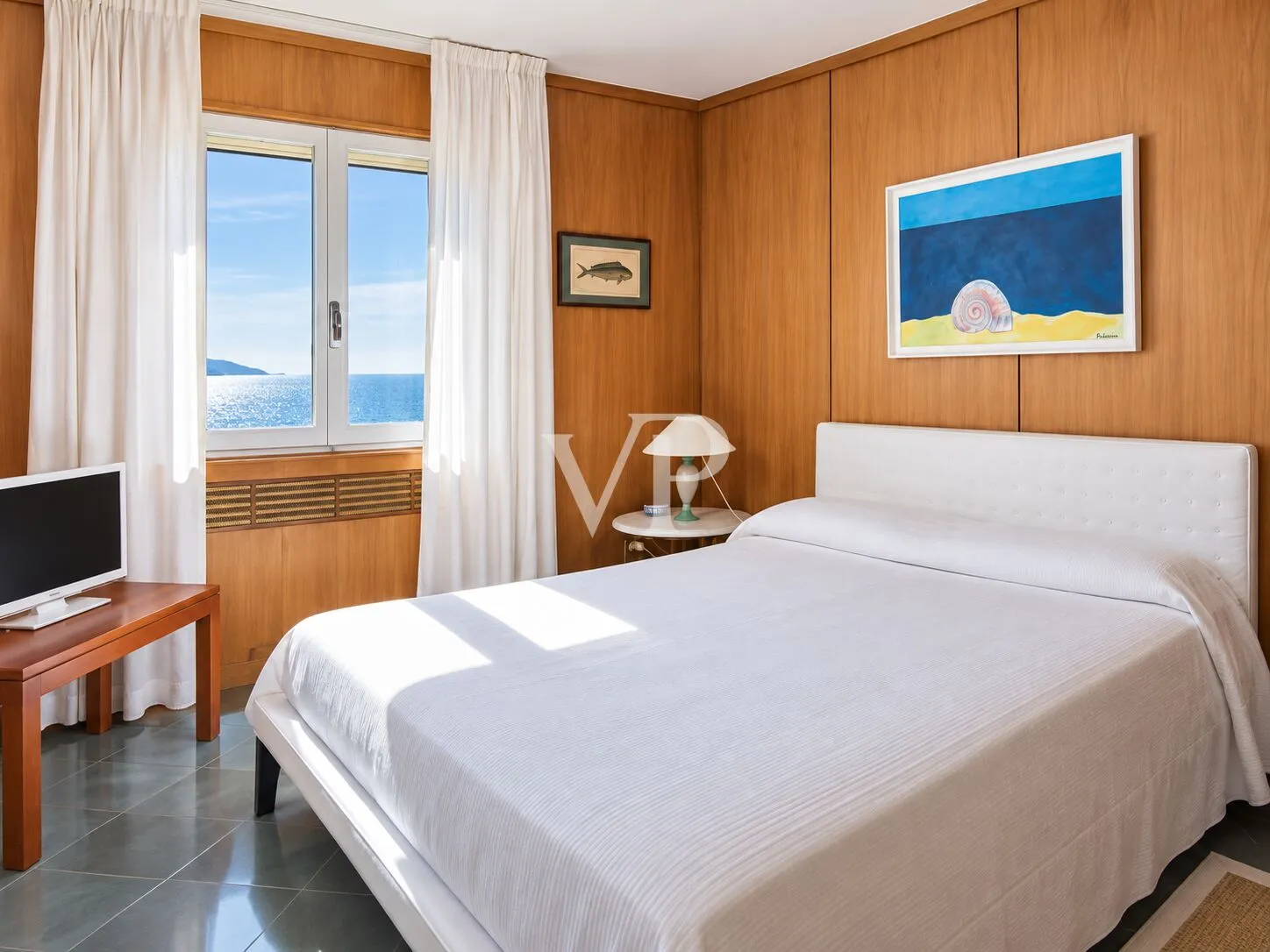 Villa mit Panoramablick auf das Meer mit direktem Zugang und Pool in Cala Piccola