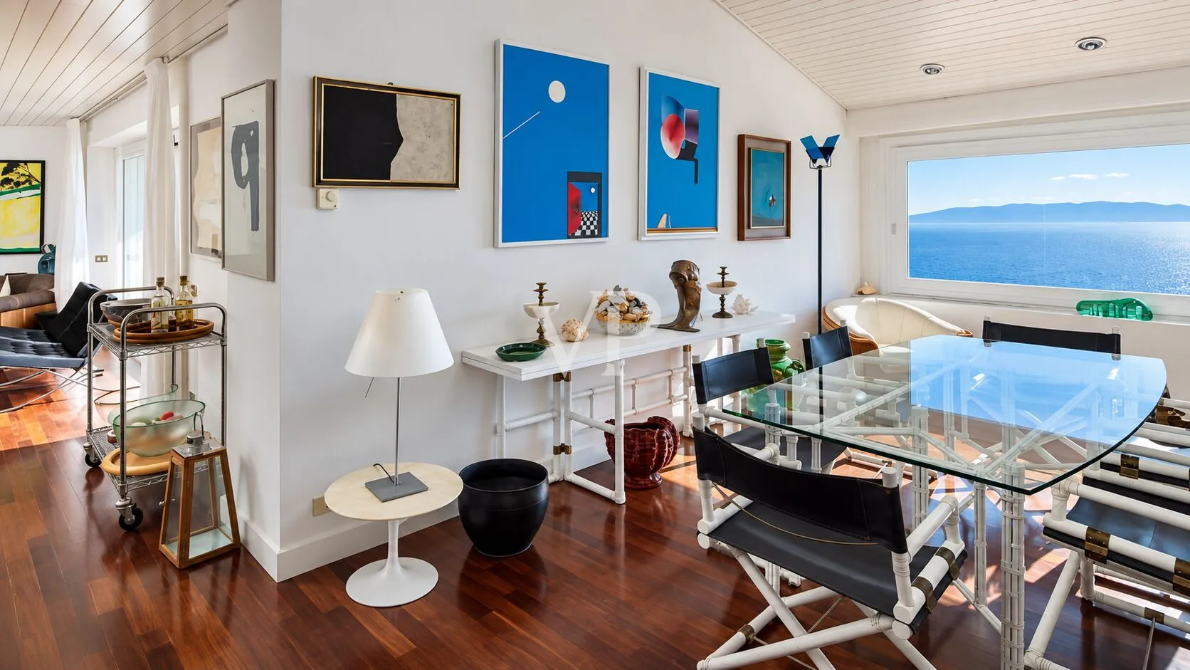 Villa mit Panoramablick auf das Meer mit direktem Zugang und Pool in Cala Piccola