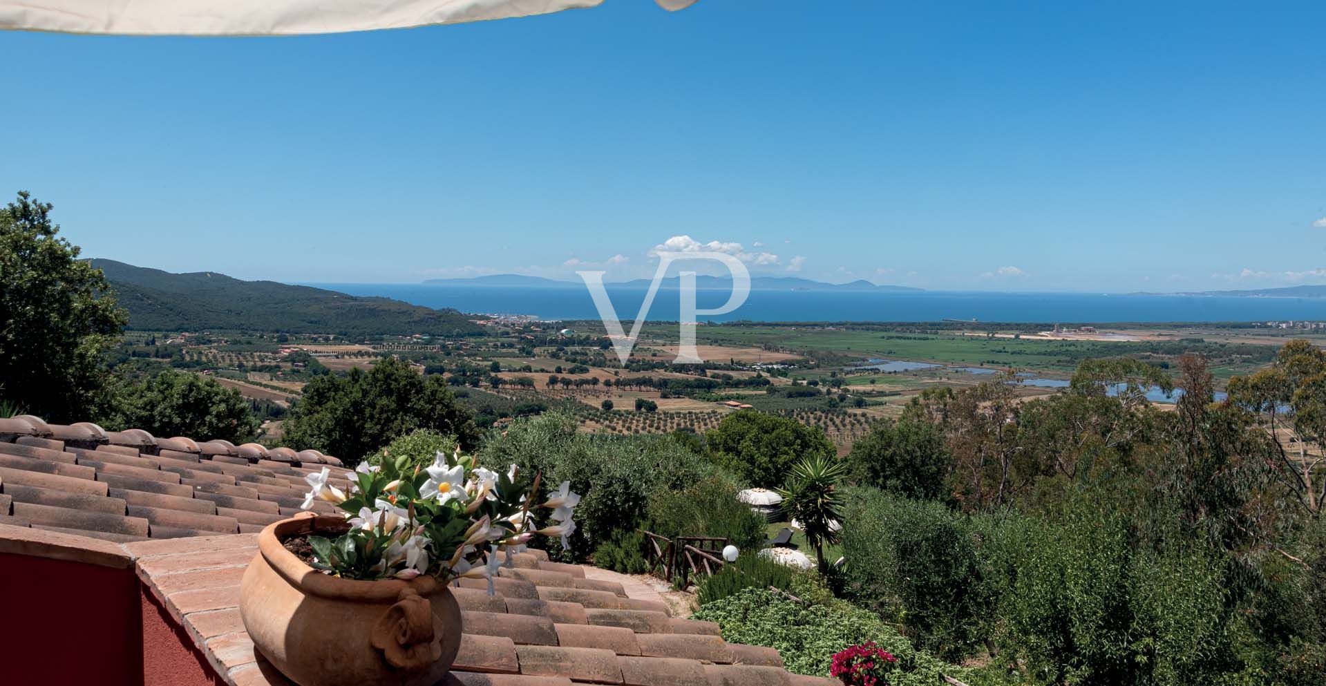 Prestigiosa finca con vistas al mar en Punta Ala