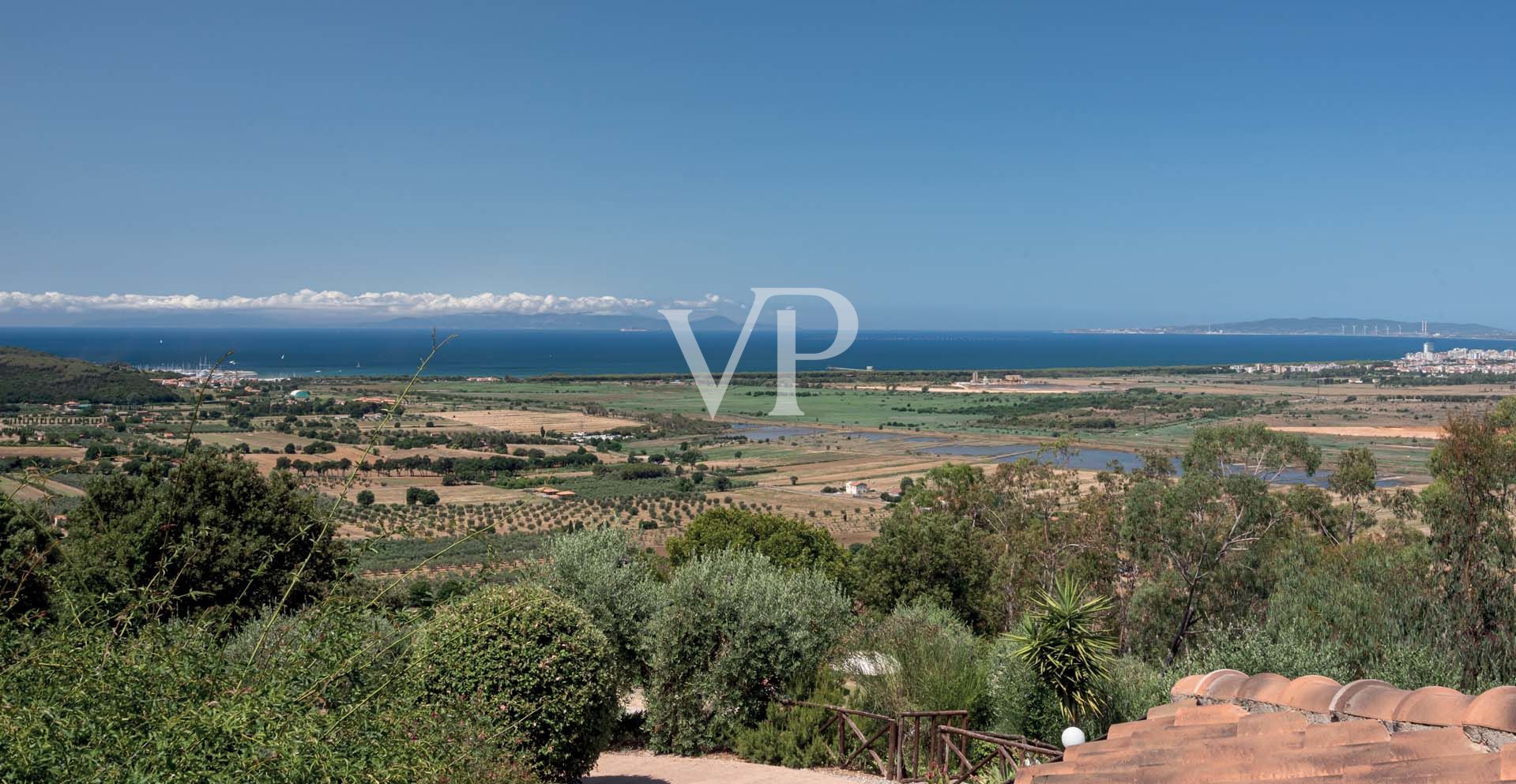 Prestigiosa finca con vistas al mar en Punta Ala