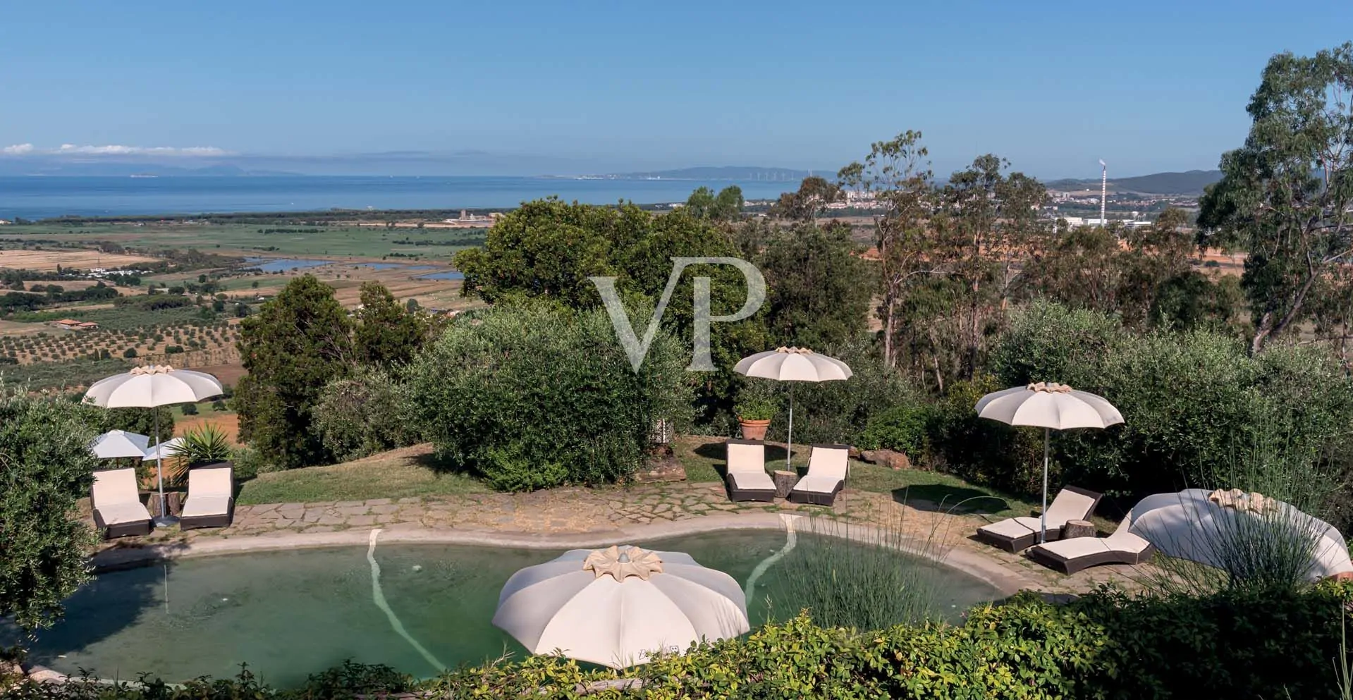 Tenuta di prestigio con vista mare a Punta Ala