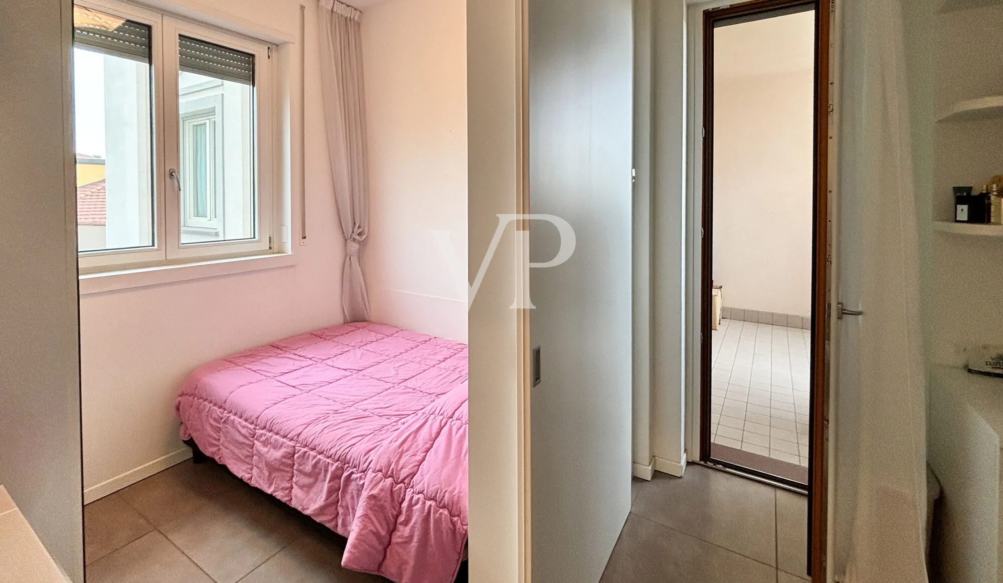 Geräumige Ein-Zimmer-Wohnung im Obergeschoss mit Balkon, Loggia und Garage