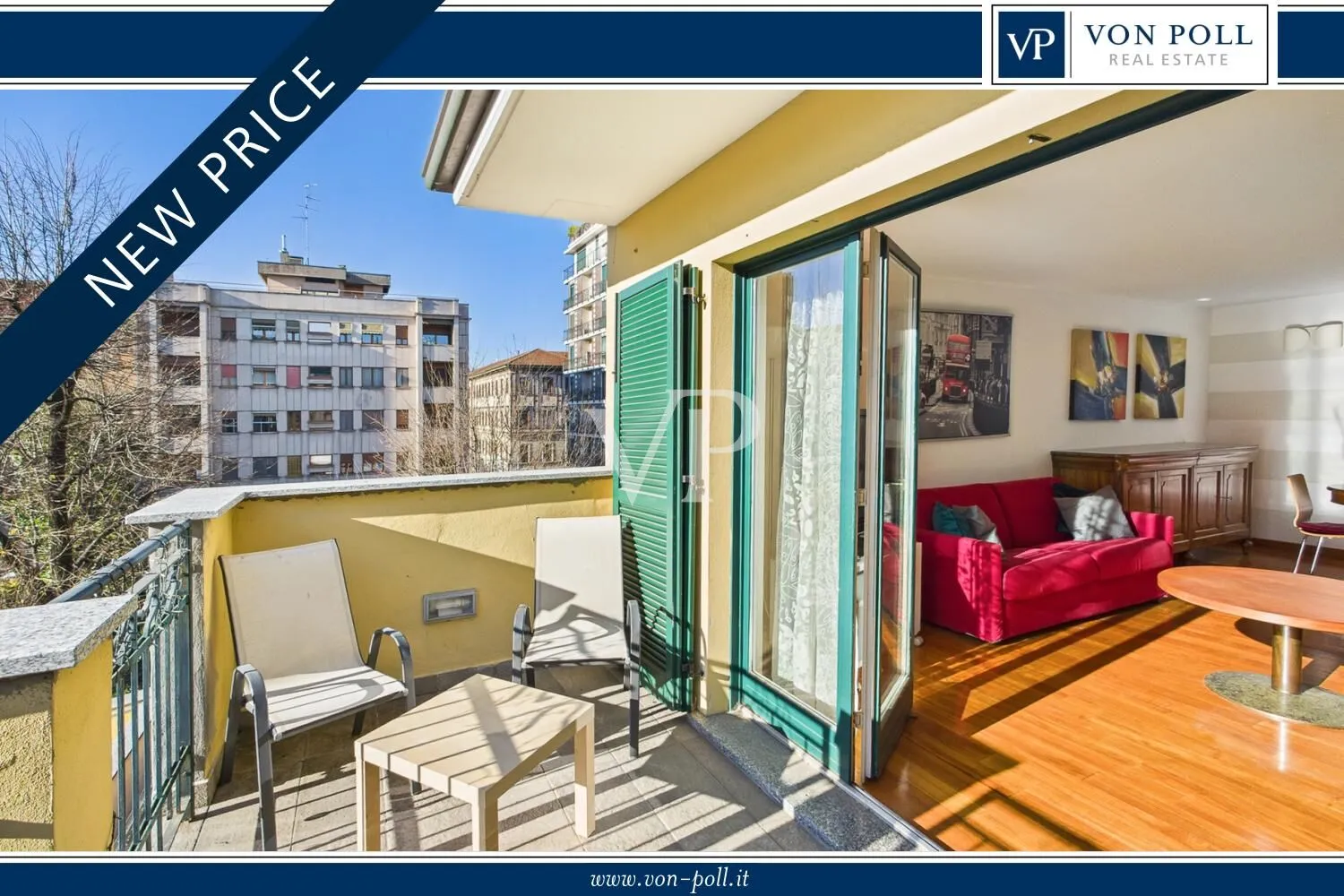 Repräsentative Drei-Zimmer-Wohnung auf zwei Ebenen mit großer Terrasse