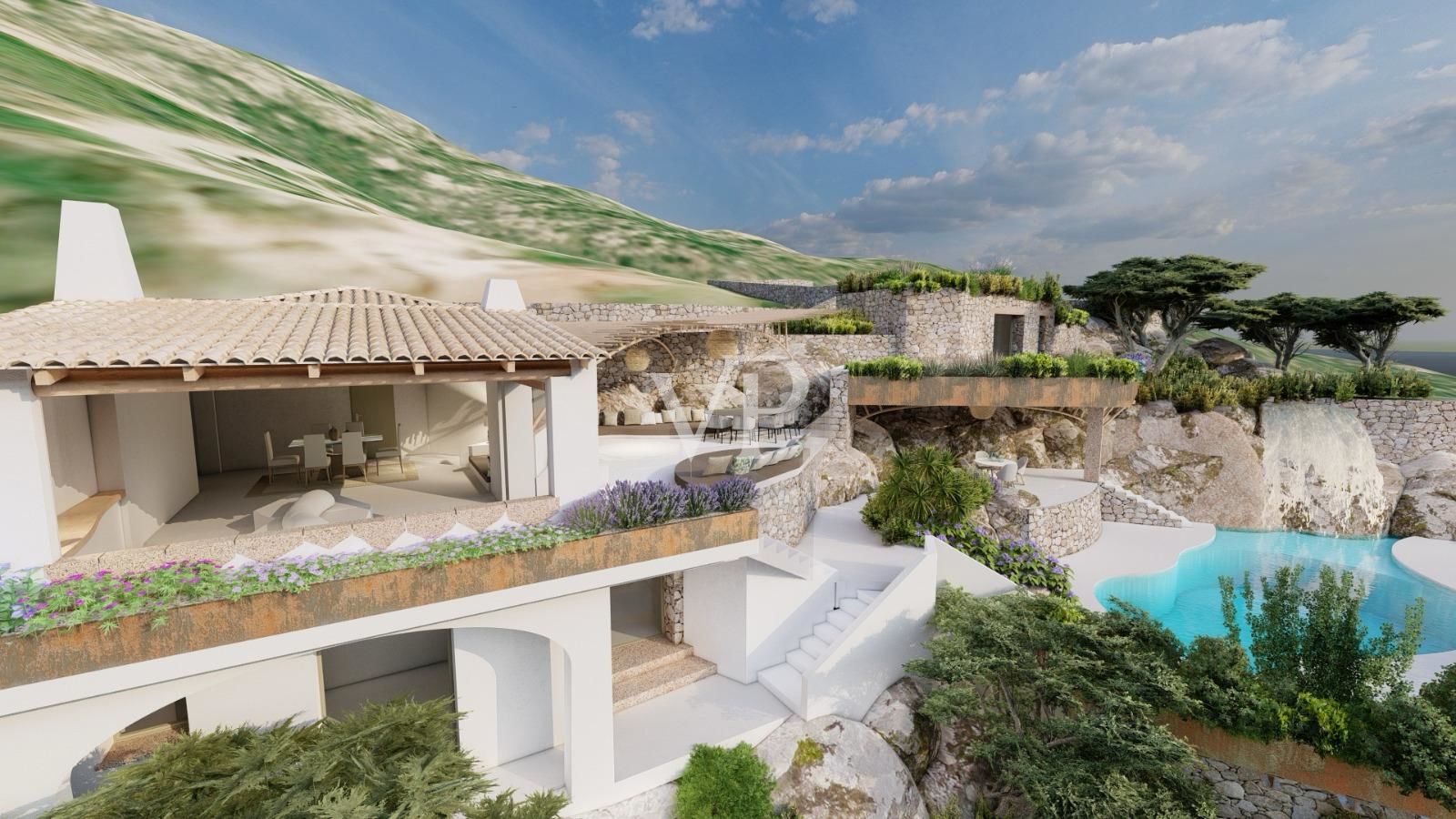 Pantogia, Sardaigne : Villa de prestige avec vue sur la mer à couper le souffle