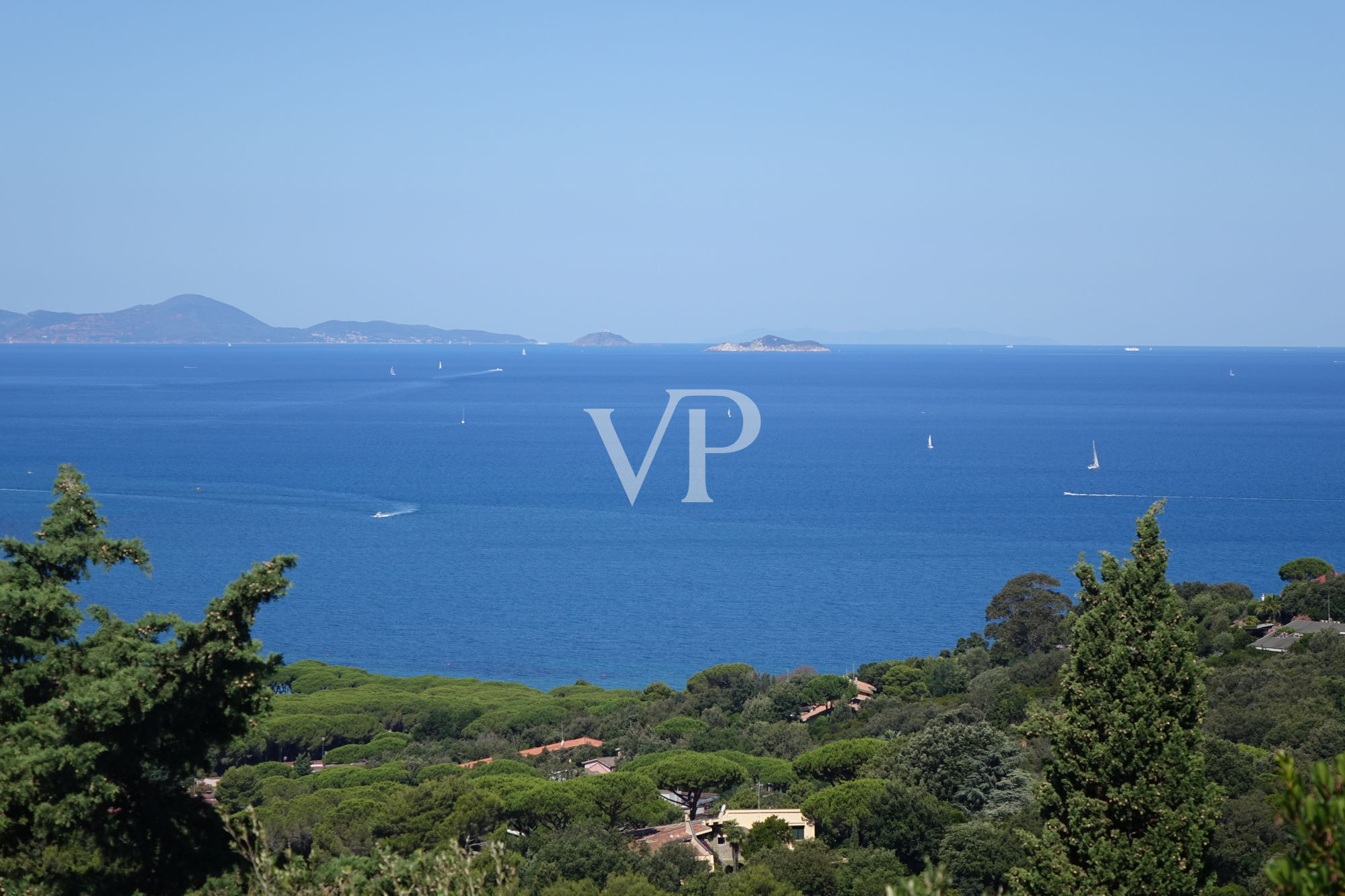 Exclusive villa with breathtaking 180° panoramic views in Punta Ala