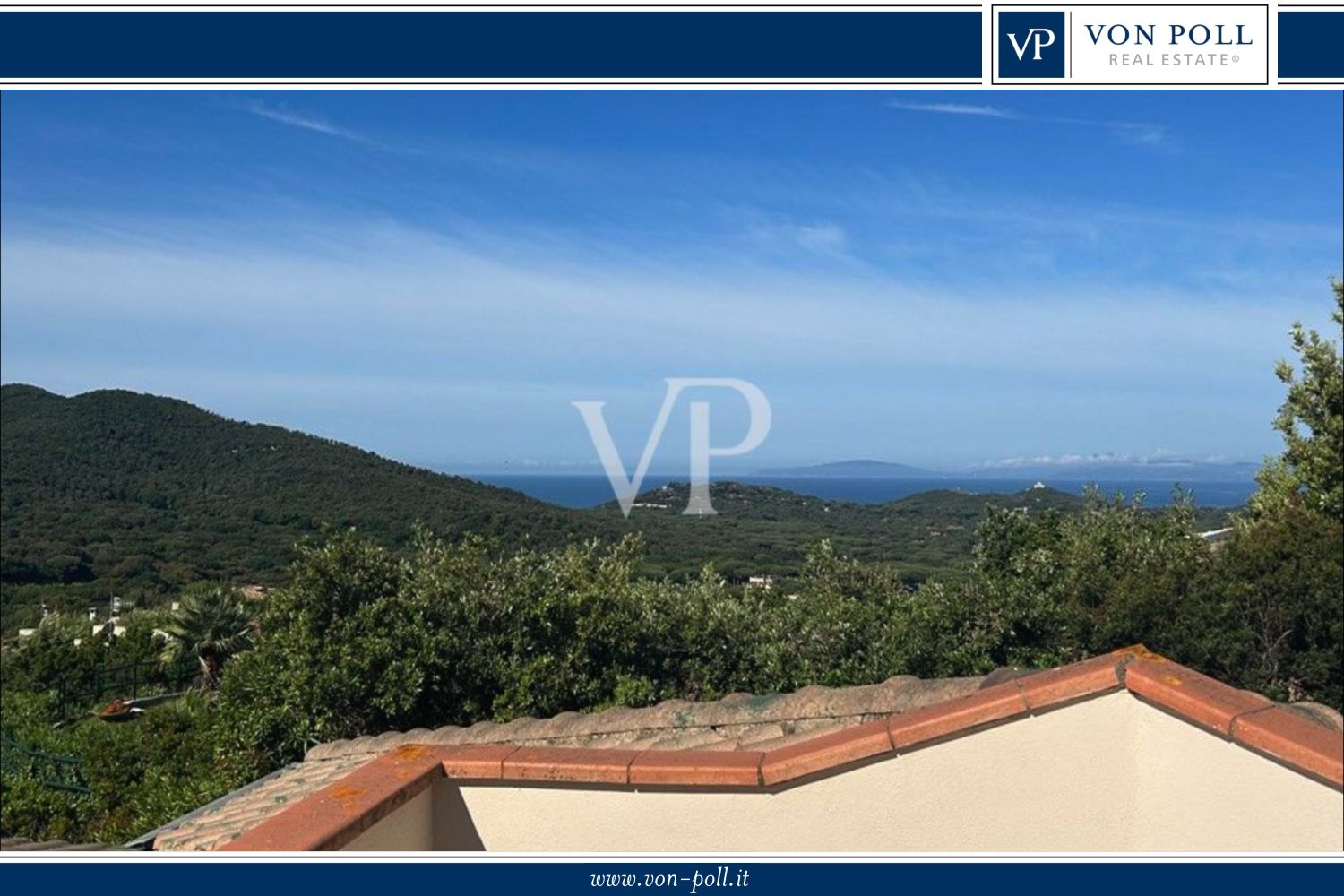 Punta Ala: Spectacular villa in excellent condition with sea view