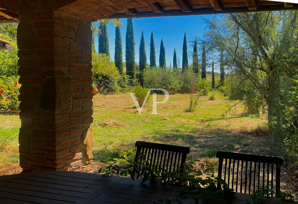 Tuscany: Typical farmhouse with olive grove