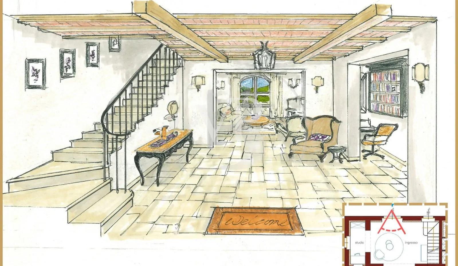 Lussuoso casale in pietra a Montalcino ristrutturato finemente