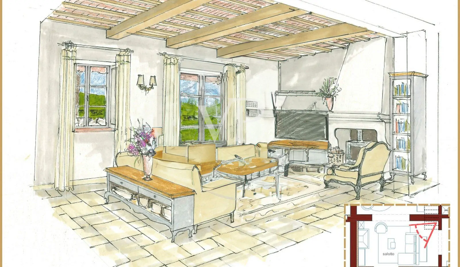 Lussuoso casale in pietra a Montalcino ristrutturato finemente