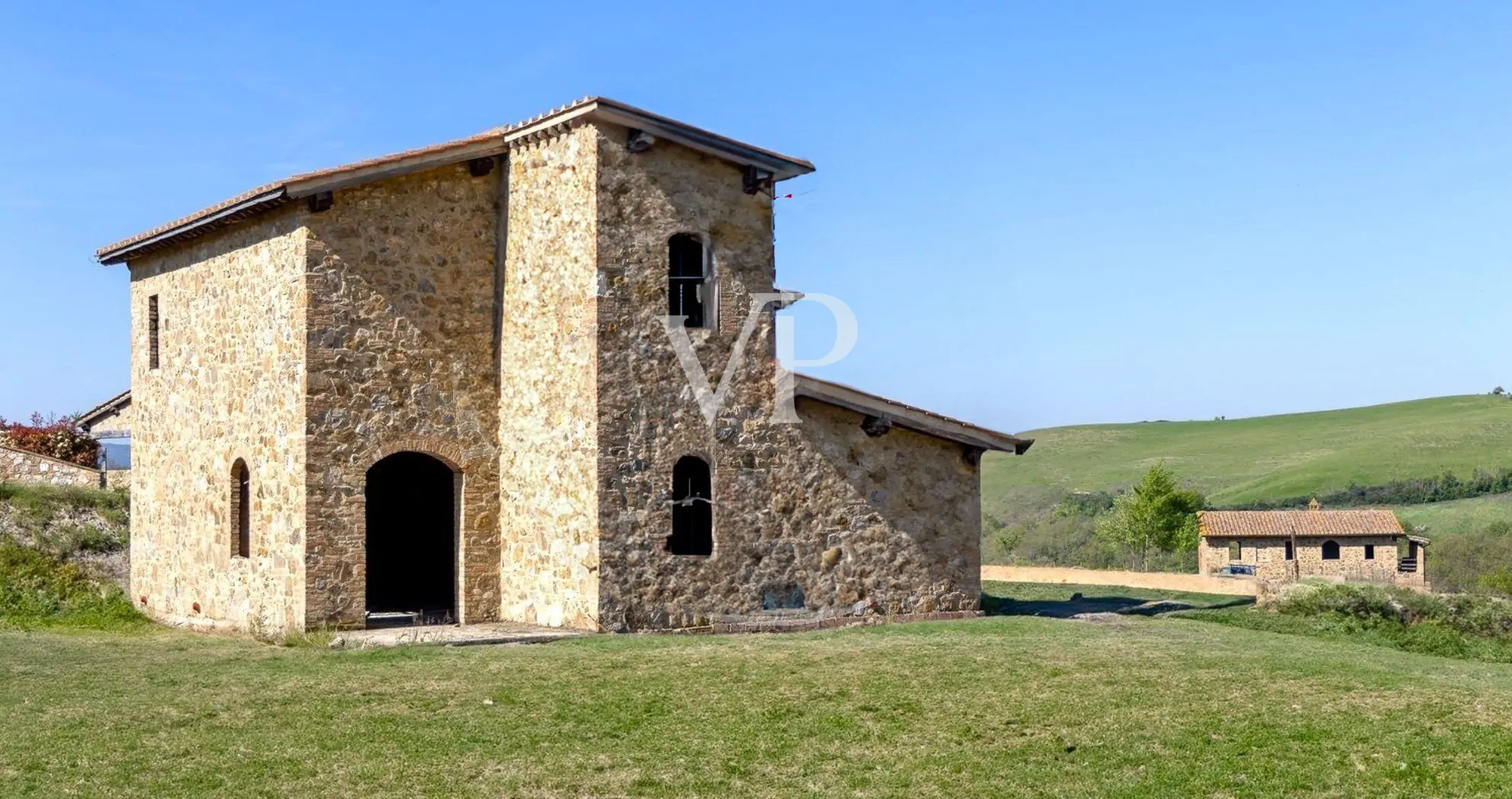 Luxuriöses, fein renoviertes Bauernhaus aus Stein in Montalcino