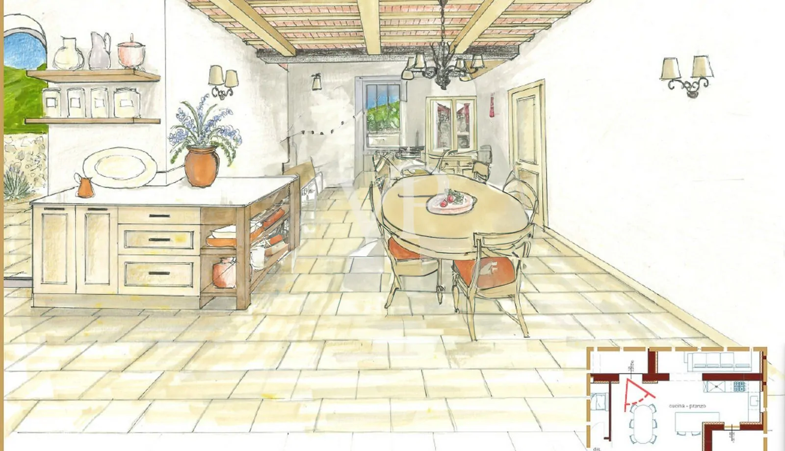 Luxuriöses, fein renoviertes Bauernhaus aus Stein in Montalcino