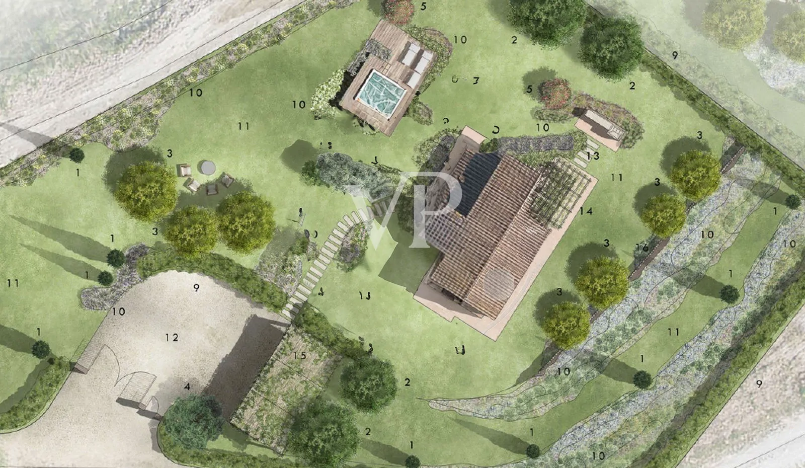 Luxuriöses, fein renoviertes Bauernhaus aus Stein in Montalcino