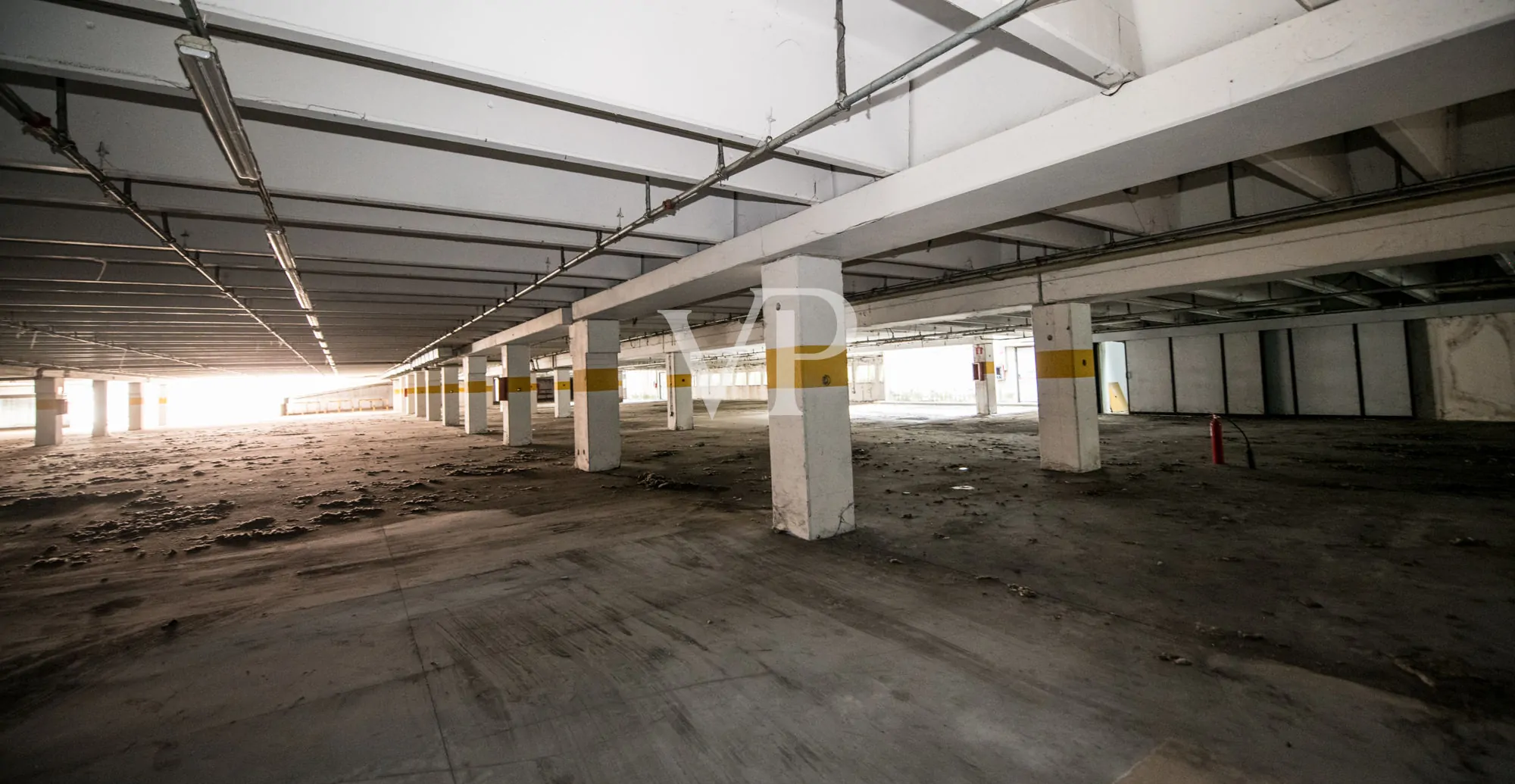 Commercial shed with outdoor area and underground garage